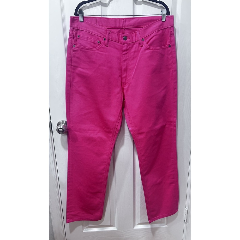 Levi's Men's 541 36x32 Hot Pink Jeans Straight Leg Colorful Preppy Classic NWOT